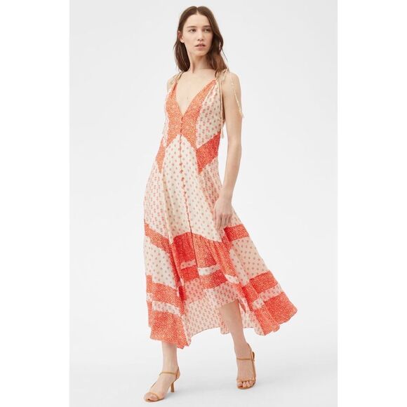 Rebecca Taylor Block Print Maxi Dress - Picture 11 of 11